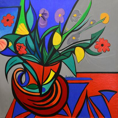 Floral Rhapsody - a Paint Artowrk by Rosbek